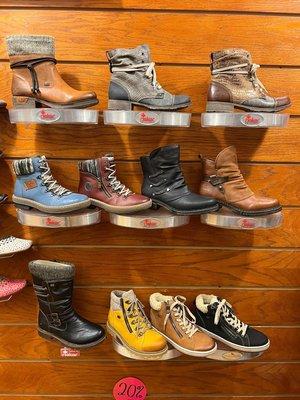 Our fun boots by Rieker and Remonte