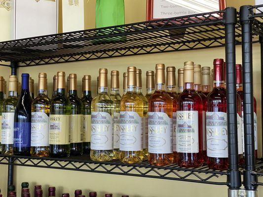 A rainbow of wines at Nissley!