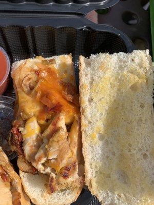 Southwest chicken sandwhich aka slider