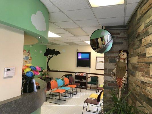Our colorful waiting area.