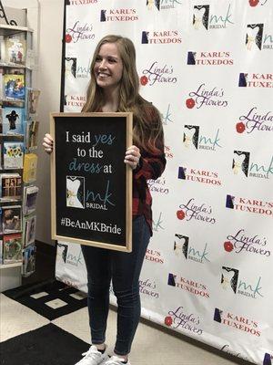 She said YES! (She didn't get the Dress pictured) but it's gorgeous!!!