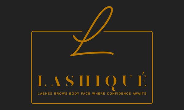 Lashique's Full Logo and Branding
