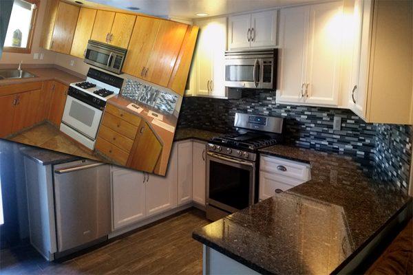 Before and After Photos of one of our latest installs