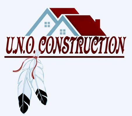 U.N.O. Construction's new business logo we created today!