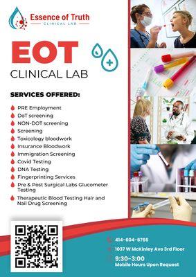 What my clinic offer