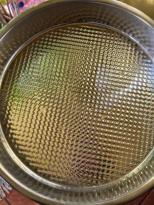 Steel cooking pan