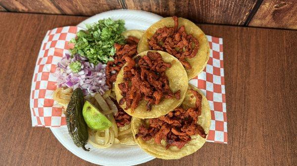 Mini Tacos De Pastor Marinated Pork