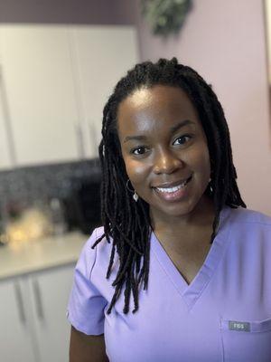 Dinah, nurse esthetician and owner of Cherish Beauty Aesthetics