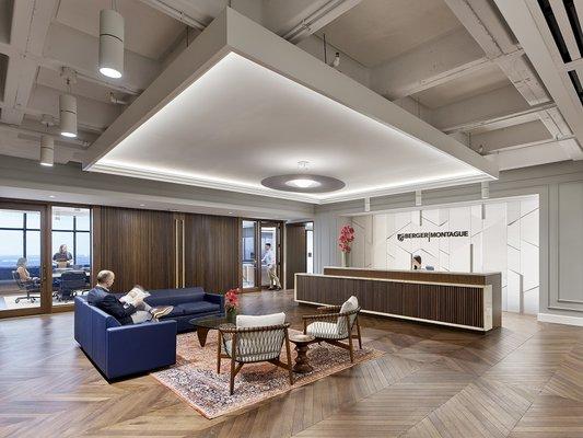 Main lobby in Berger Montague's Philadelphia office.