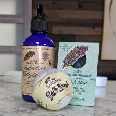 CBD bath and body care