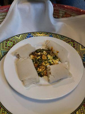 3. Spinach with Ricotta