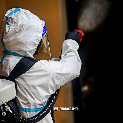 Get professionally sanisprayed covering all areas completely makung sure everything being touched and high levels are completely disinfected