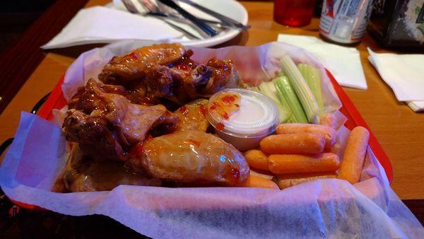 Sweet chili wings