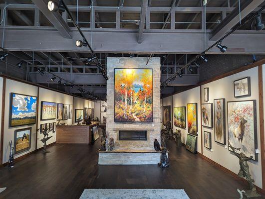 Our Gallery offers large open space to view, these fantastic works of art