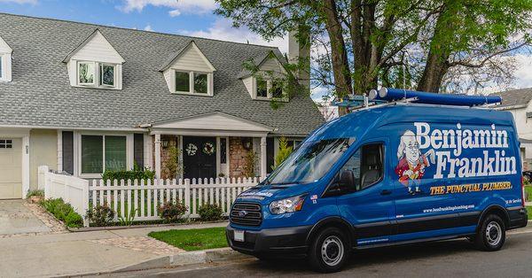 Benjamin Franklin Plumbing Van