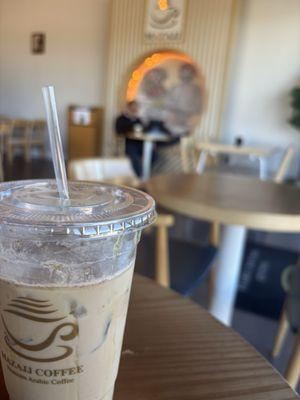 Mazajj iced latte