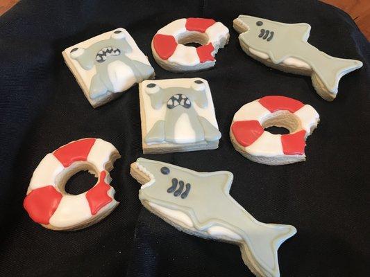 Shark Week Cookies