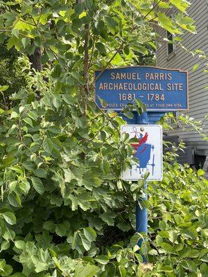 Samuel Parris Archaelogical Site