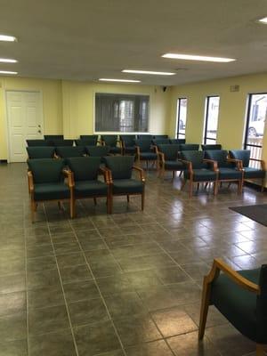 Waiting room! Plenty seats and clean.