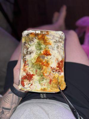 Bowl with combo meat