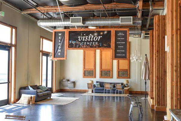 Stop by our Visitor Center at the south end of the lobby for a free donut and coffee from our café.