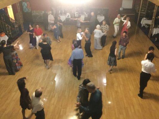 Dancing on a Saturday night