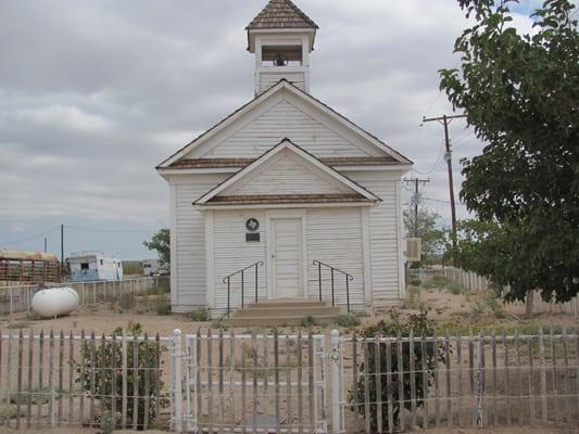 Little Western Church in Mentone,TX. Still Standin' after all these years!