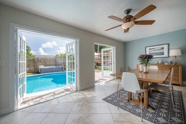 Dining Room with outside flow