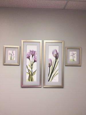 Our rooms our private and tastefully, minimally decorated.
 Our suite also has a private restroom for client use.