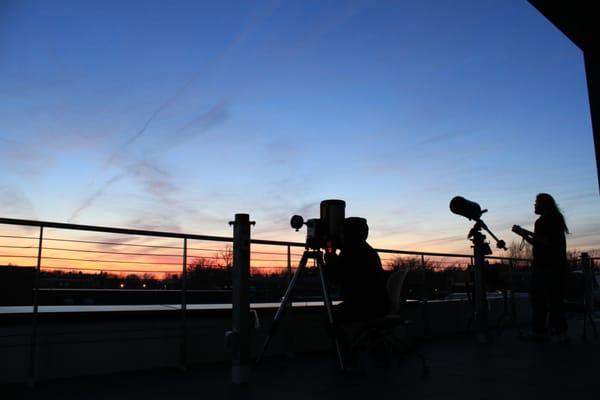 South deck at the observatory.