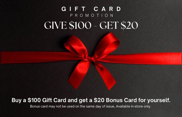 Gift Card Promotion