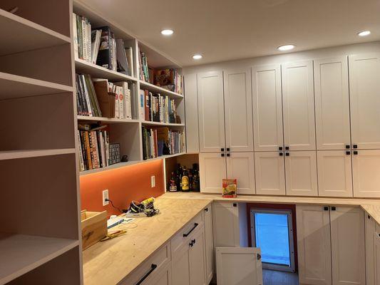 LED lights in Pantry