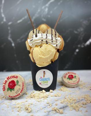 Mazapan Bubble Waffle