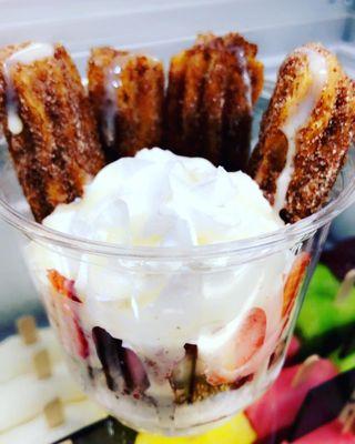 churro sundae from owners FB page