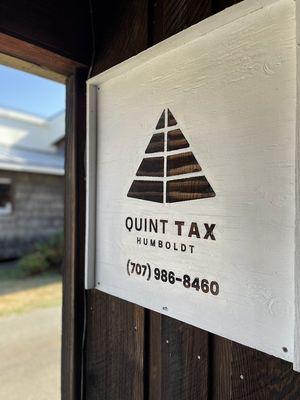 Quint Tax Sign