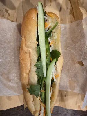 #1 lemon grass beef banh mi
