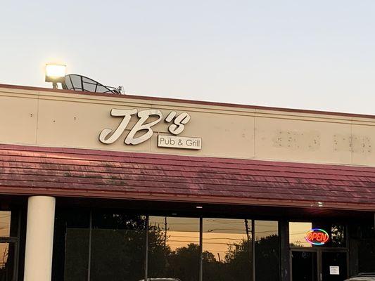 We are inside of JB's Pub and Grill.