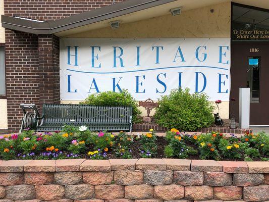 Summer is a great time to show off our beautiful flowers out in front of the building.