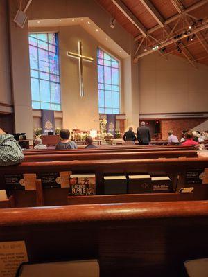 A view of the stage