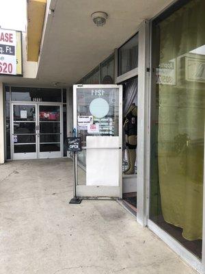 The outside of this business