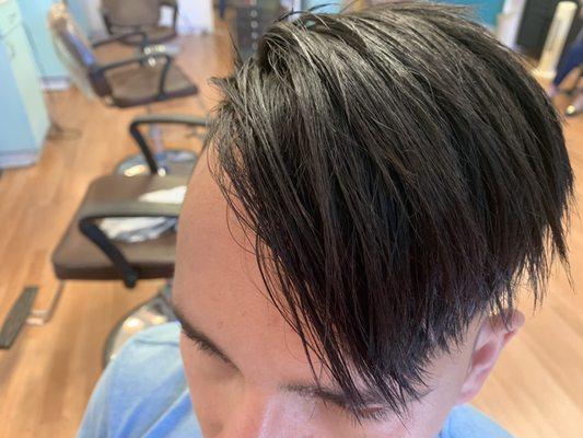 After Brazilian and cut. Very smooth!!