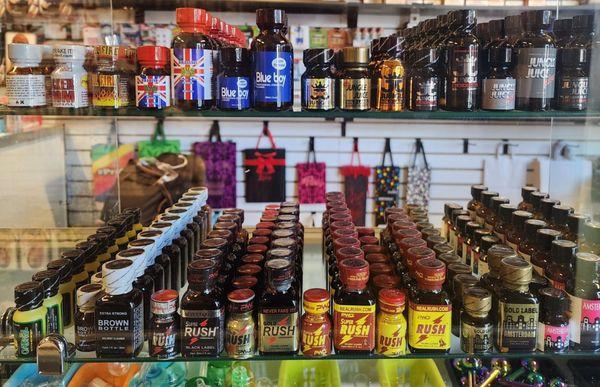 We carry all the cleaning solvent, rush, Jungle juice, and many more.