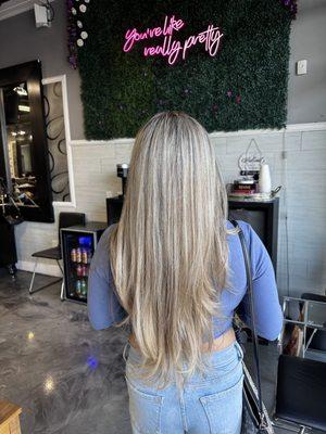 Blonde balayage