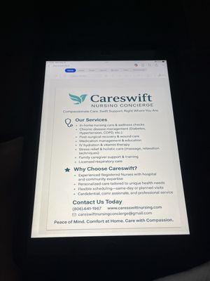 Careswift Nursing Concierge