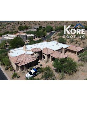 Foam or tile, we don't just roof--we show up, clean up, and follow up. That's the Kore Difference.