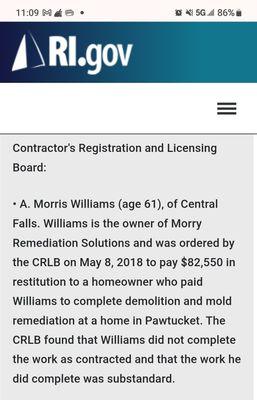 Morry Remediation Solutions of Plant City