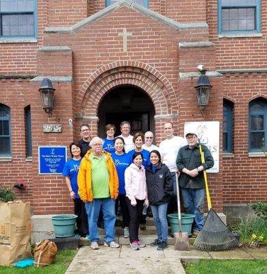 Volunteers help to make our centers shine!