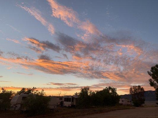 Again, another one of our beautiful skies and sunsets.