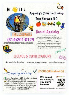 Applebys Construction and Tree Service