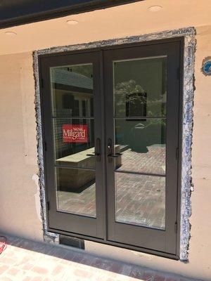 Milgard Ultra French Door Installation.